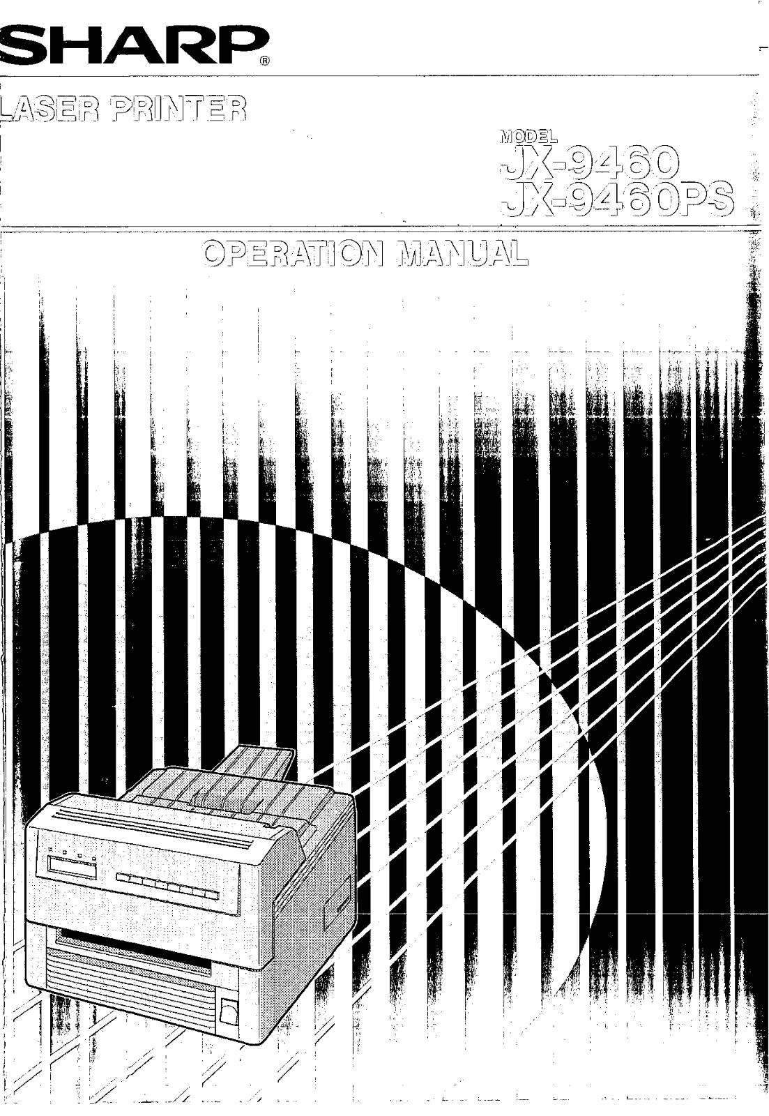 Sharp JX-9460, JX-9460PS Operating Manual