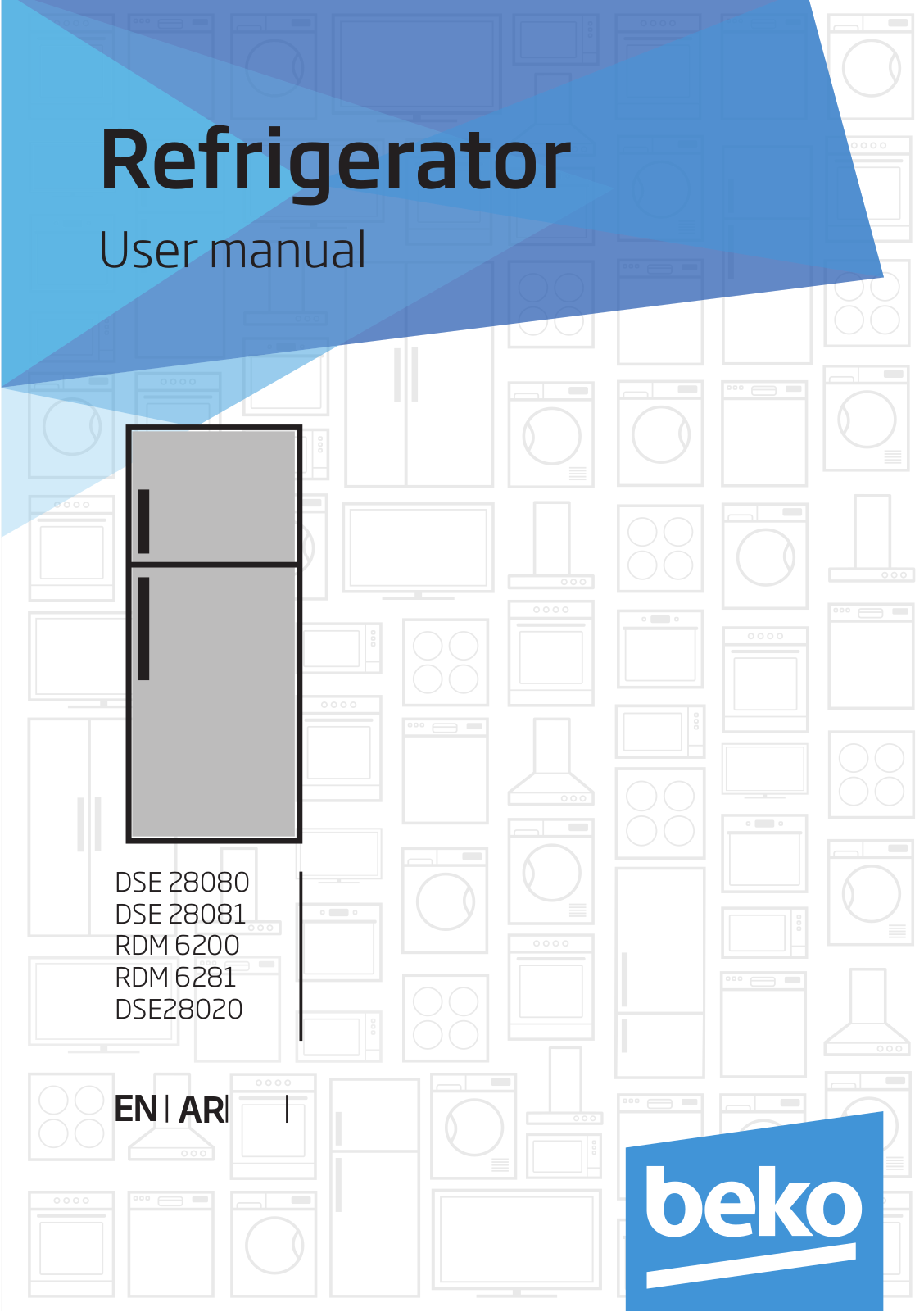 Beko DSE 28080, DSE 28081, RDM 6200, RDM 6281, DSE28020 User manual