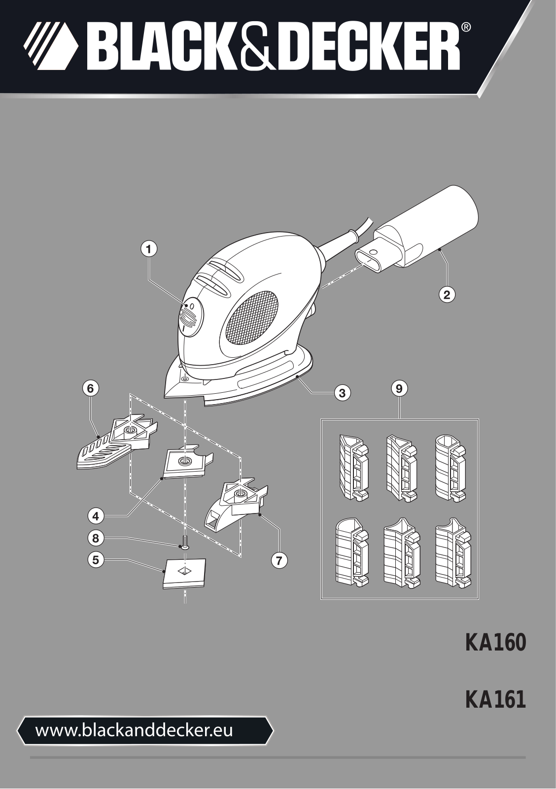 Black & decker KA160, KA161 User Manual