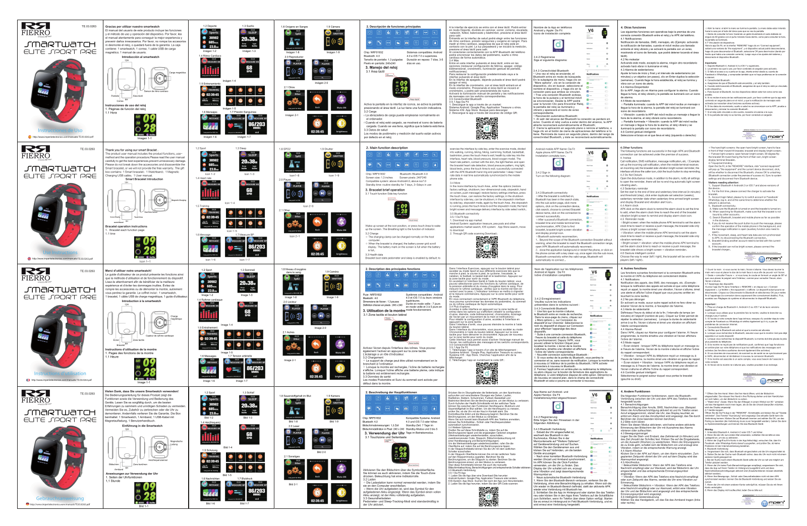 imperii electronics SmartWatch Elite Sport PRE Instruction Manual