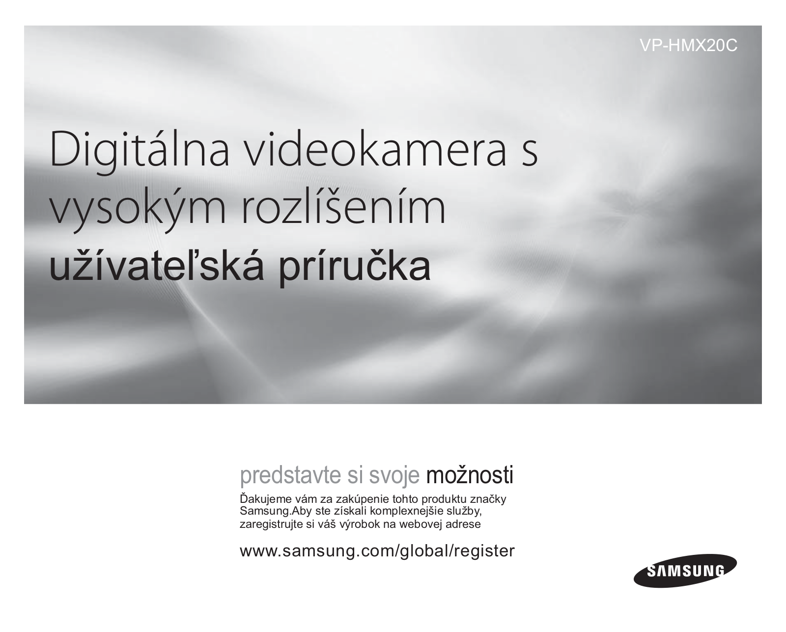 Samsung VP-HMX20C User Manual