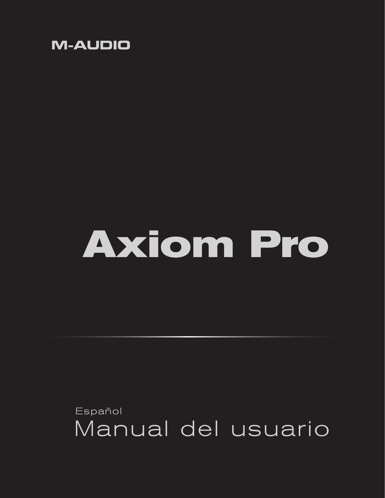 M-audio AXIOM PRO User Manual