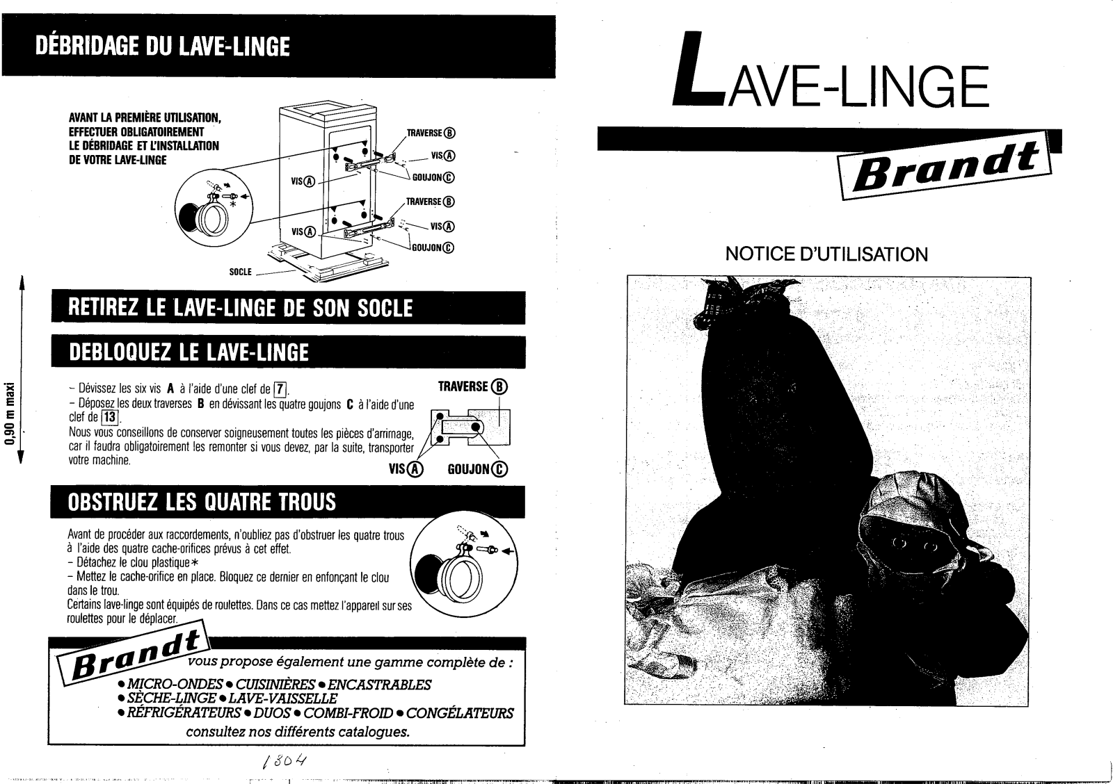 BRANDT LMD66 User Manual