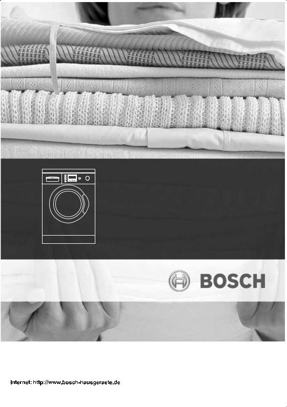 BOSCH WVD24520EE User Manual