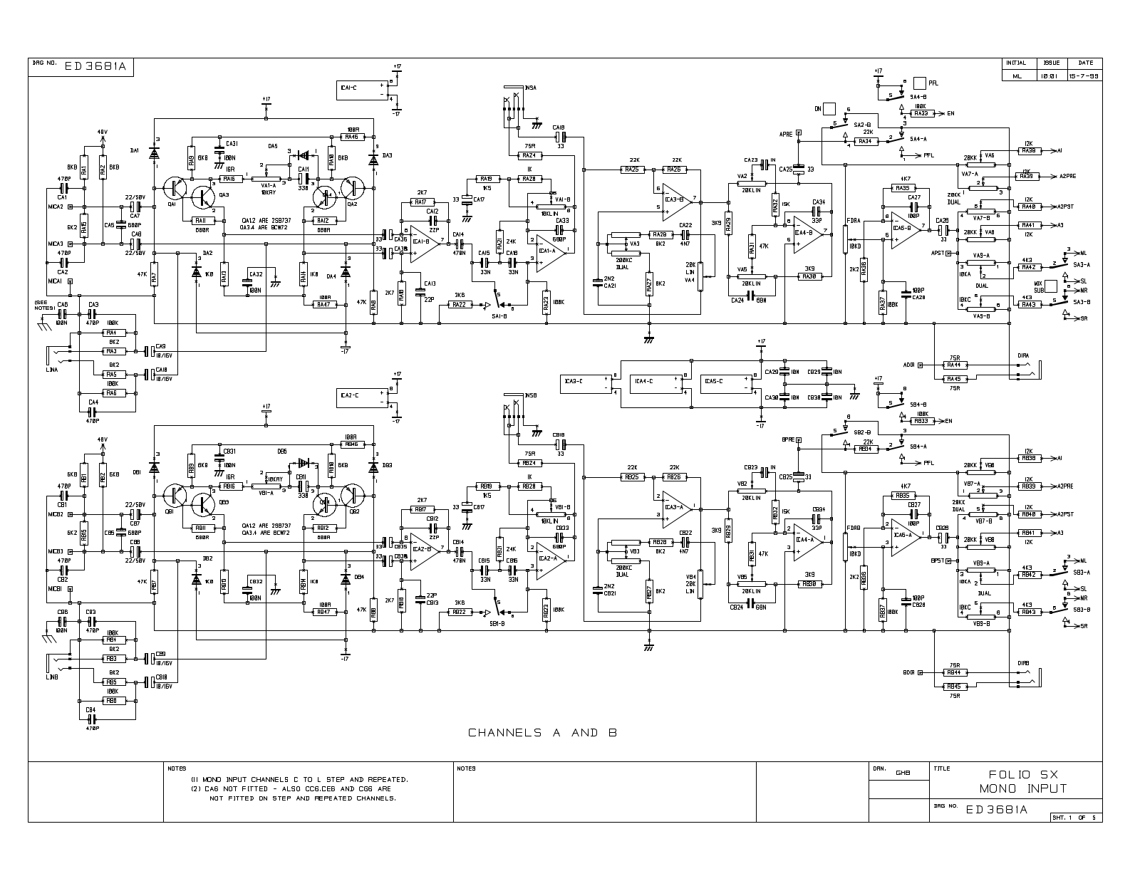 SoundCraft spirit-folio-sx Schematic