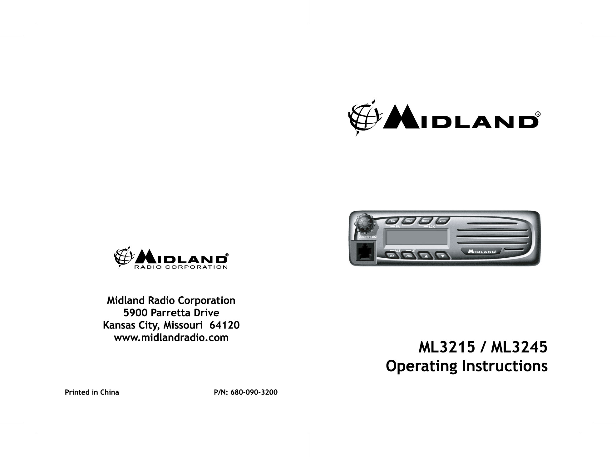 Midland Radio ML3215, ML3245 User Manual