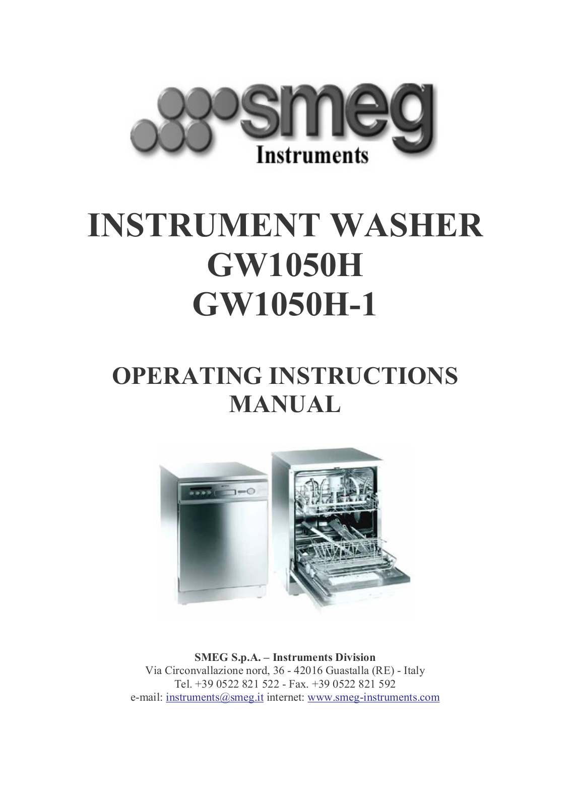 Smeg GW1050H, GW1050H-1 User Manual