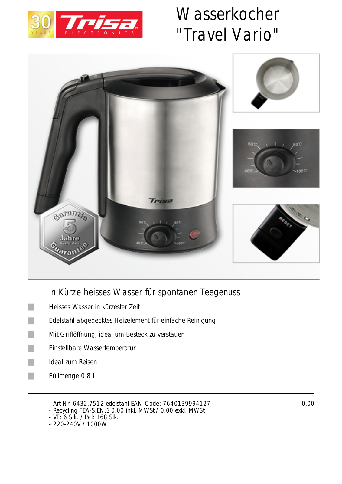Trisa 6432.7512 User Manual - ManualMachine.com