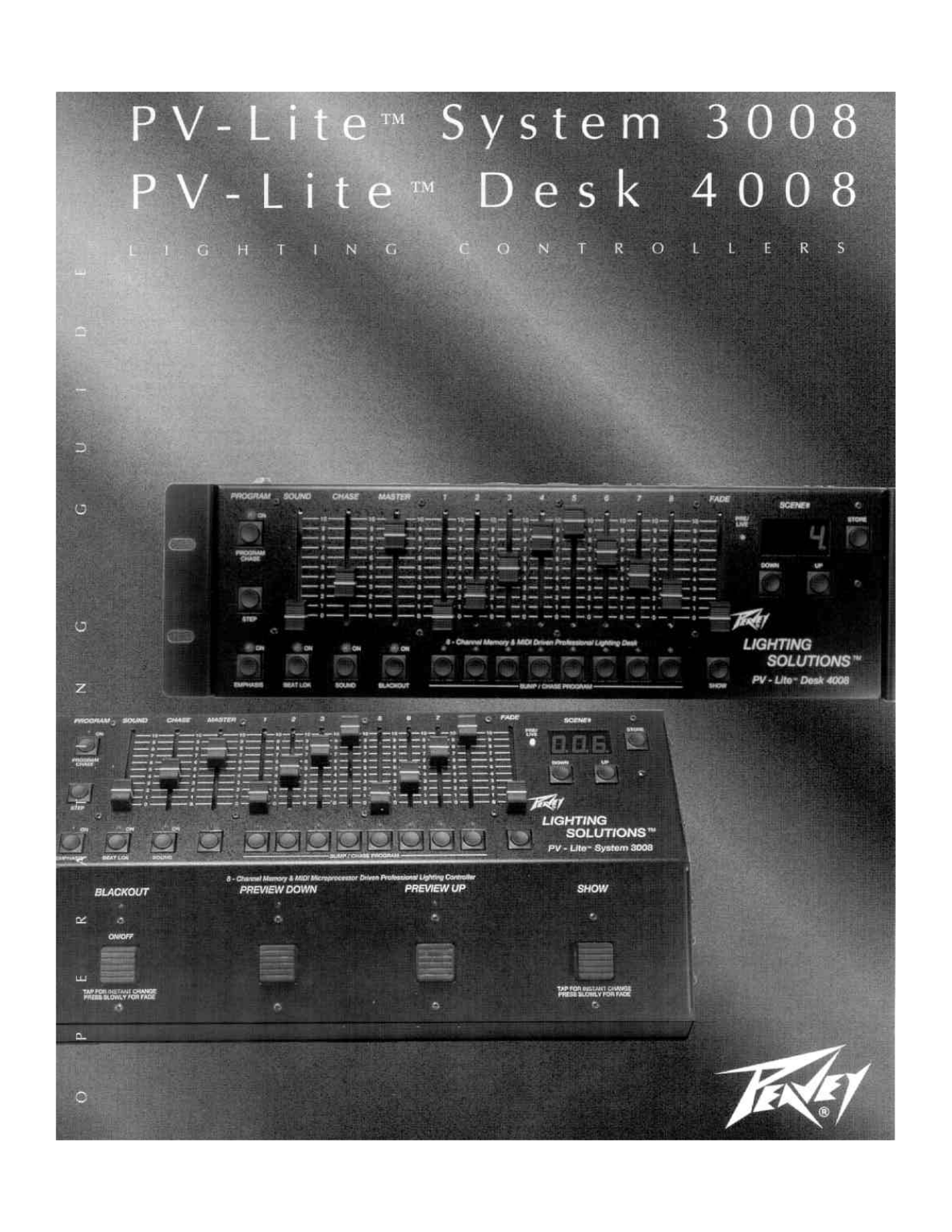 Peavey PV-LITE DESK 4008, PV-LITE SYSTEM 3008 User Manual