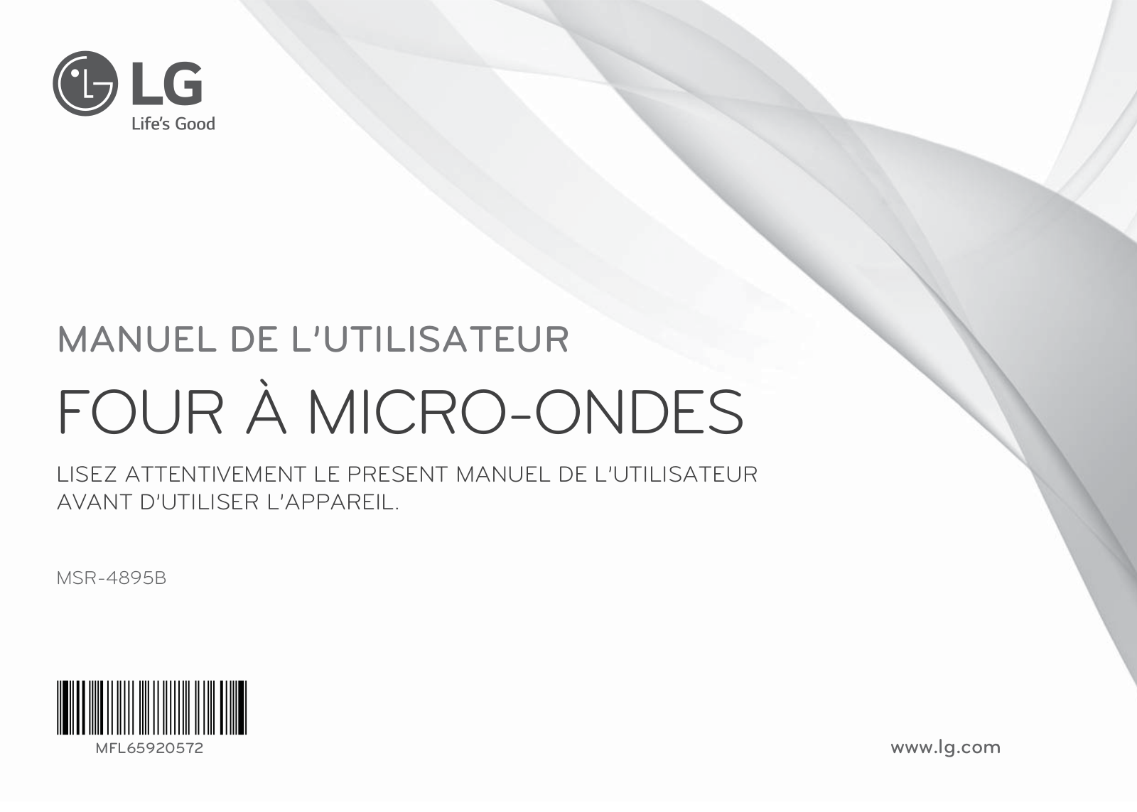 LG MSR-4895B User manual