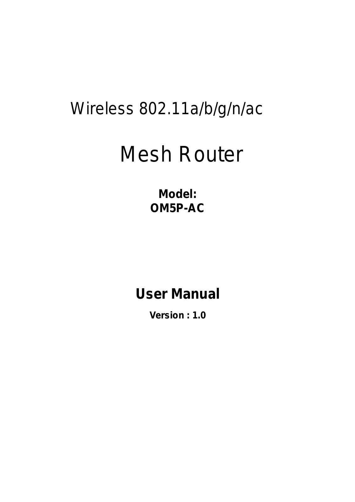 Datto OM5PAC2 User Manual