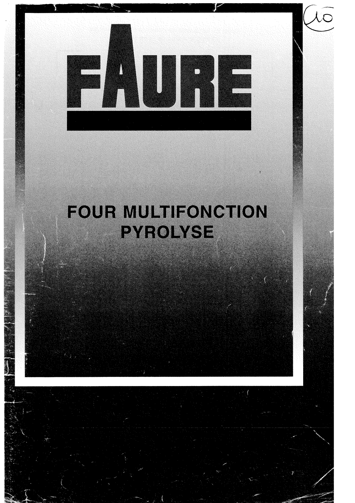 FAURE CFM587M2 User Manual