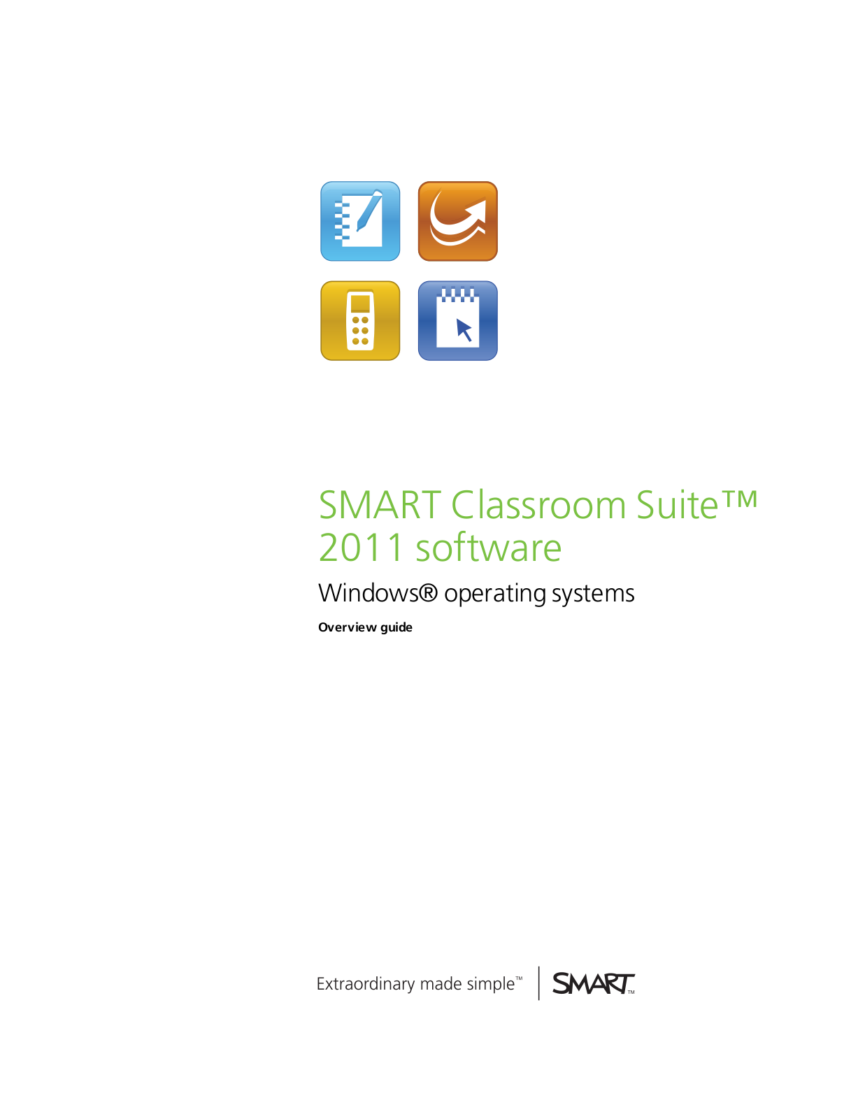 Smart Technologies 2011 User Manual