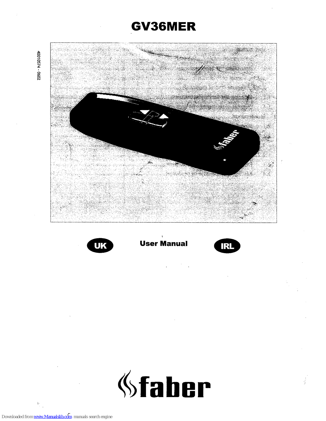 Faber GV36MER User Manual