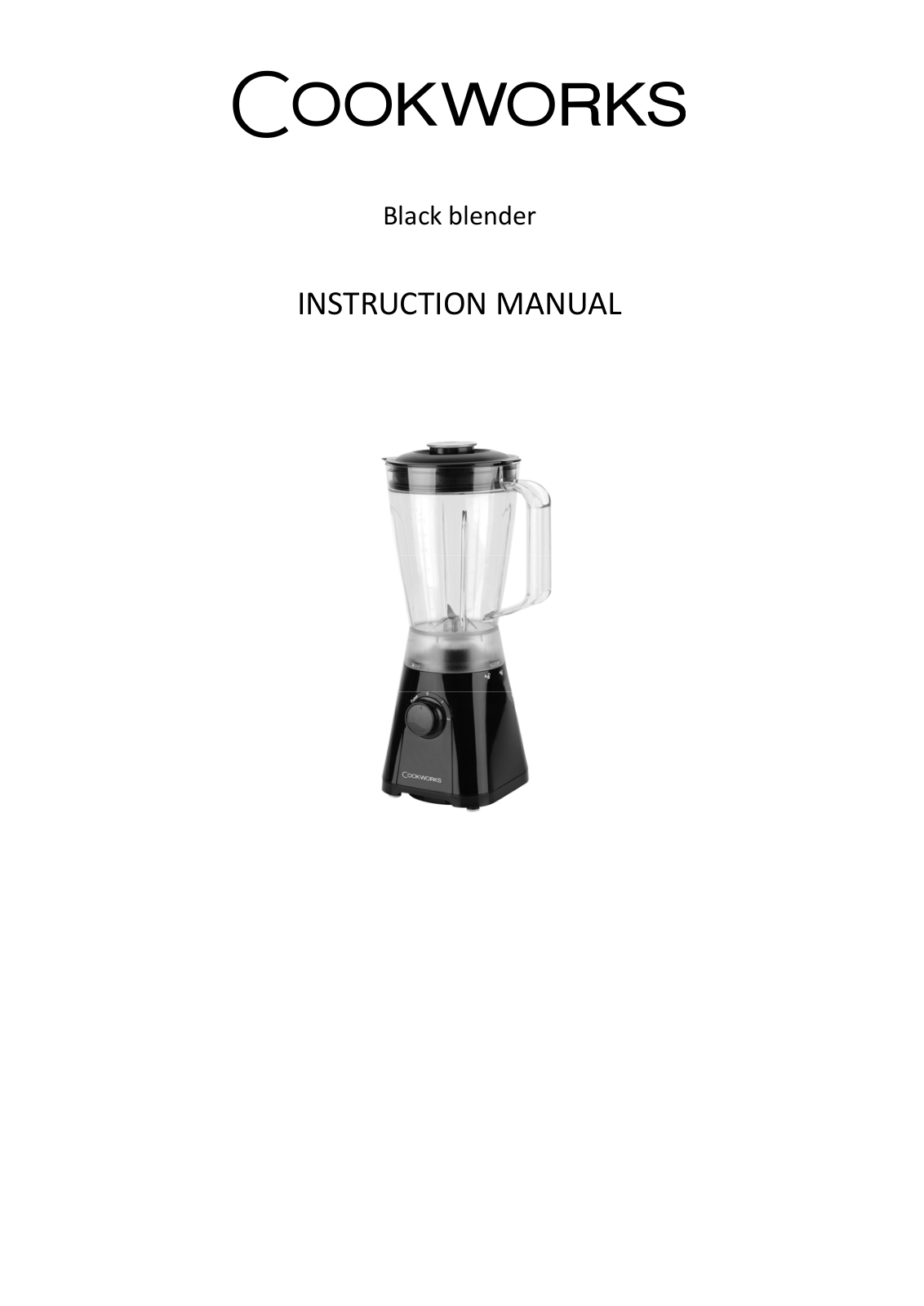 Cookworks UM1039H4 Instruction manual