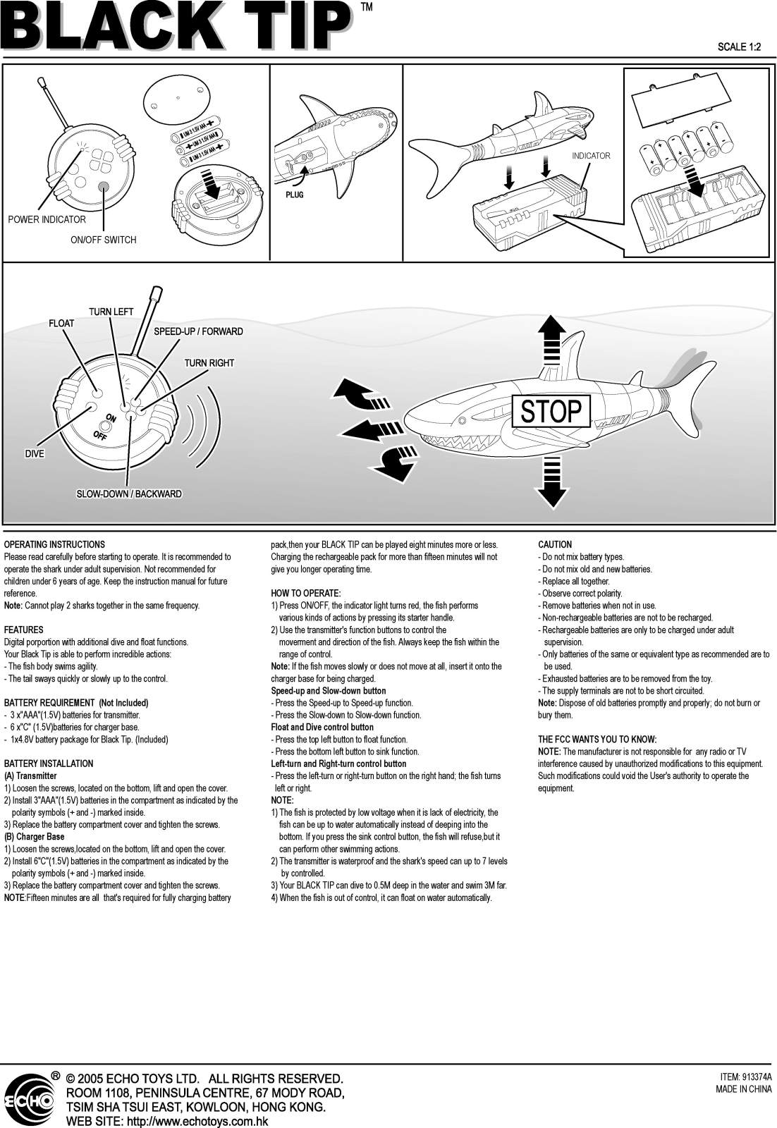 Echo Toys 91360T27, 91337T27 Users manual