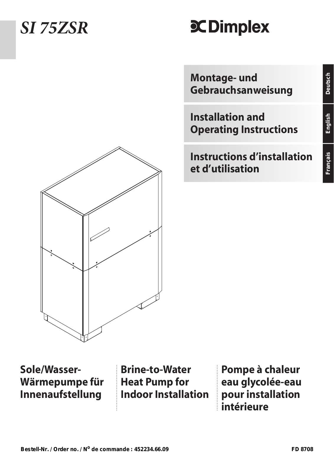 Dimplex SI 75ZSR User Manual