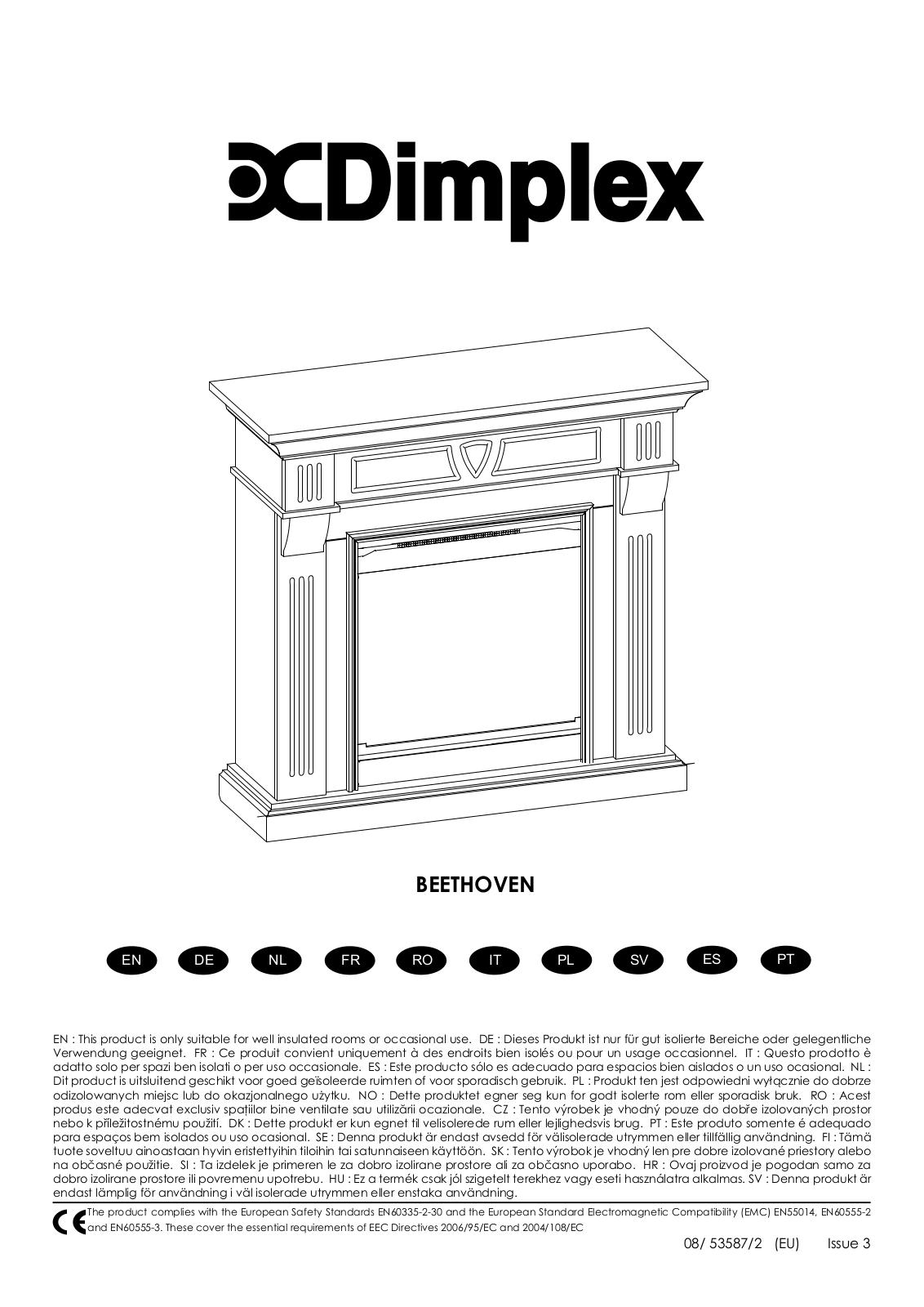 Dimplex CWD16E, ARC16E, BTN16WN-E, BTN16E, BTN16 User Manual