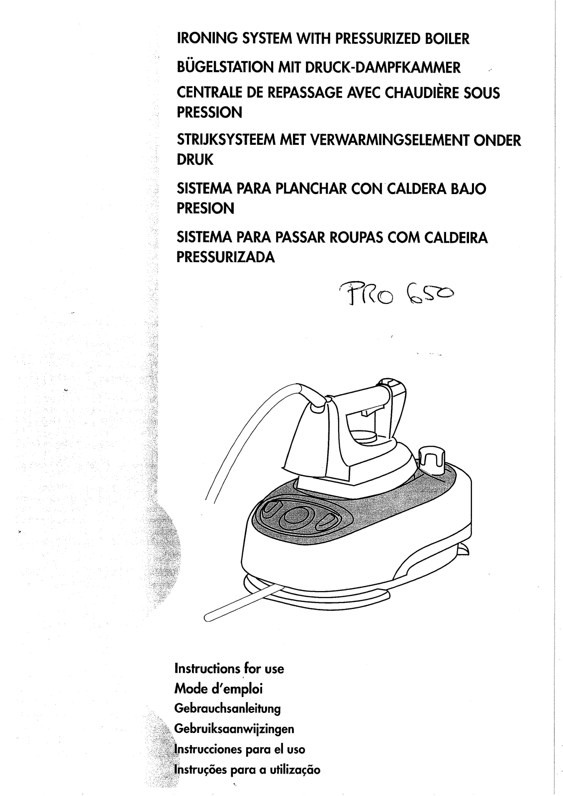 DELONGHI PRO 650 User Manual