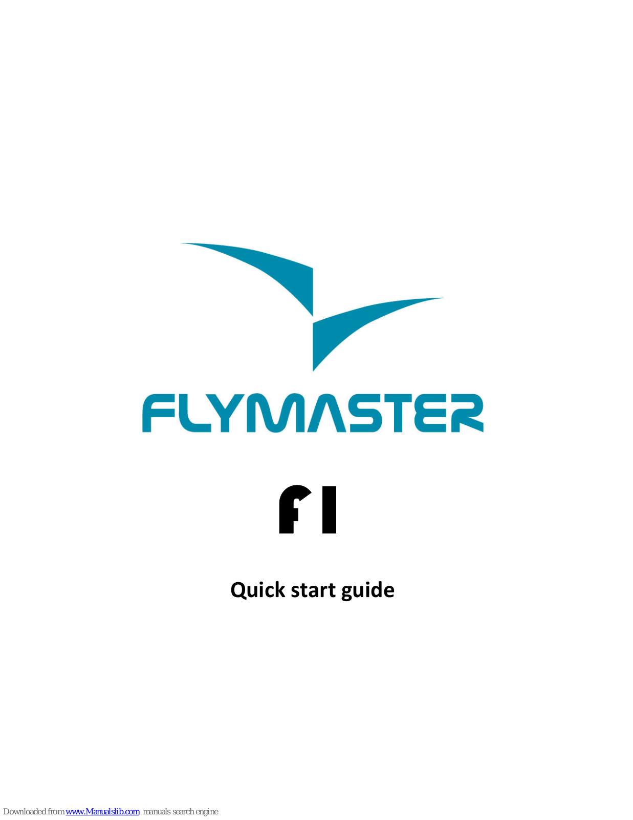 Flymaster F1 Quick Start Manual - ManualMachine.com