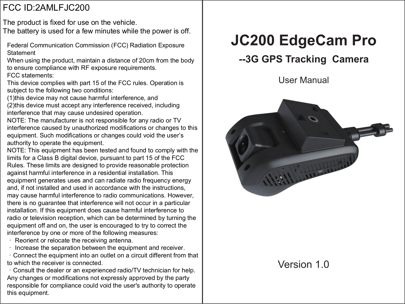 Jimi IOT JC200 Users manual