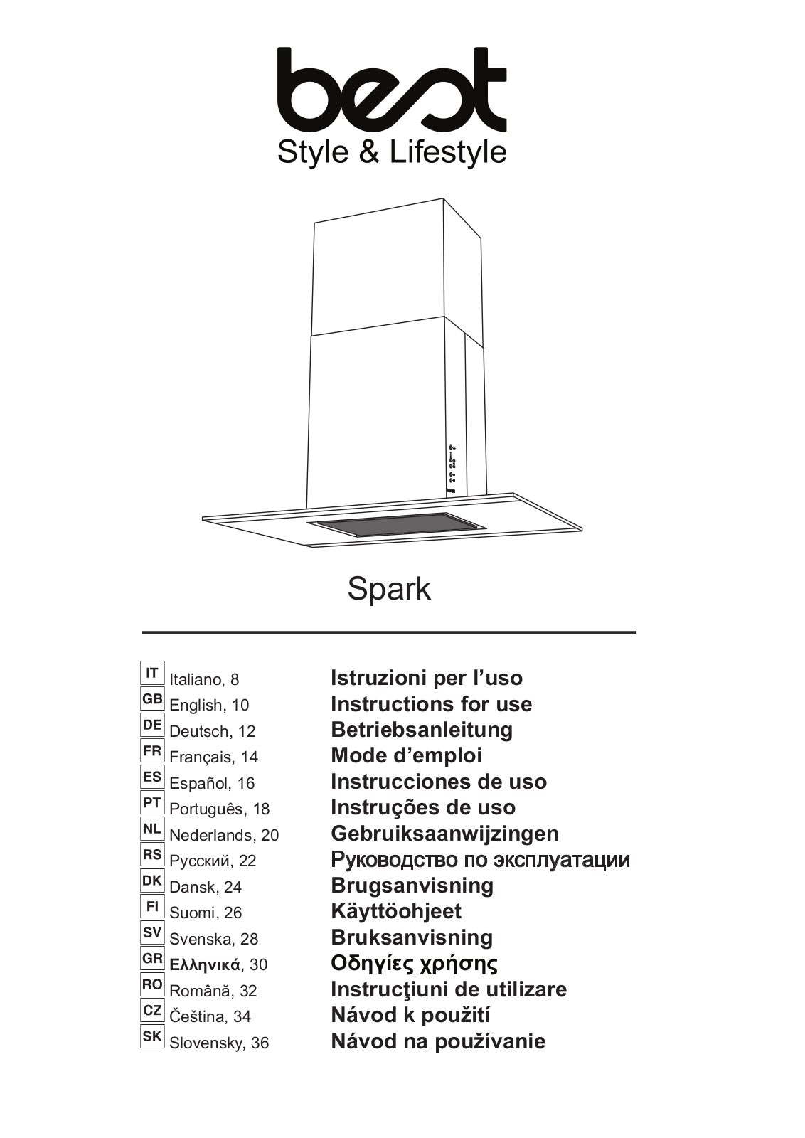 Best Spark User Manual