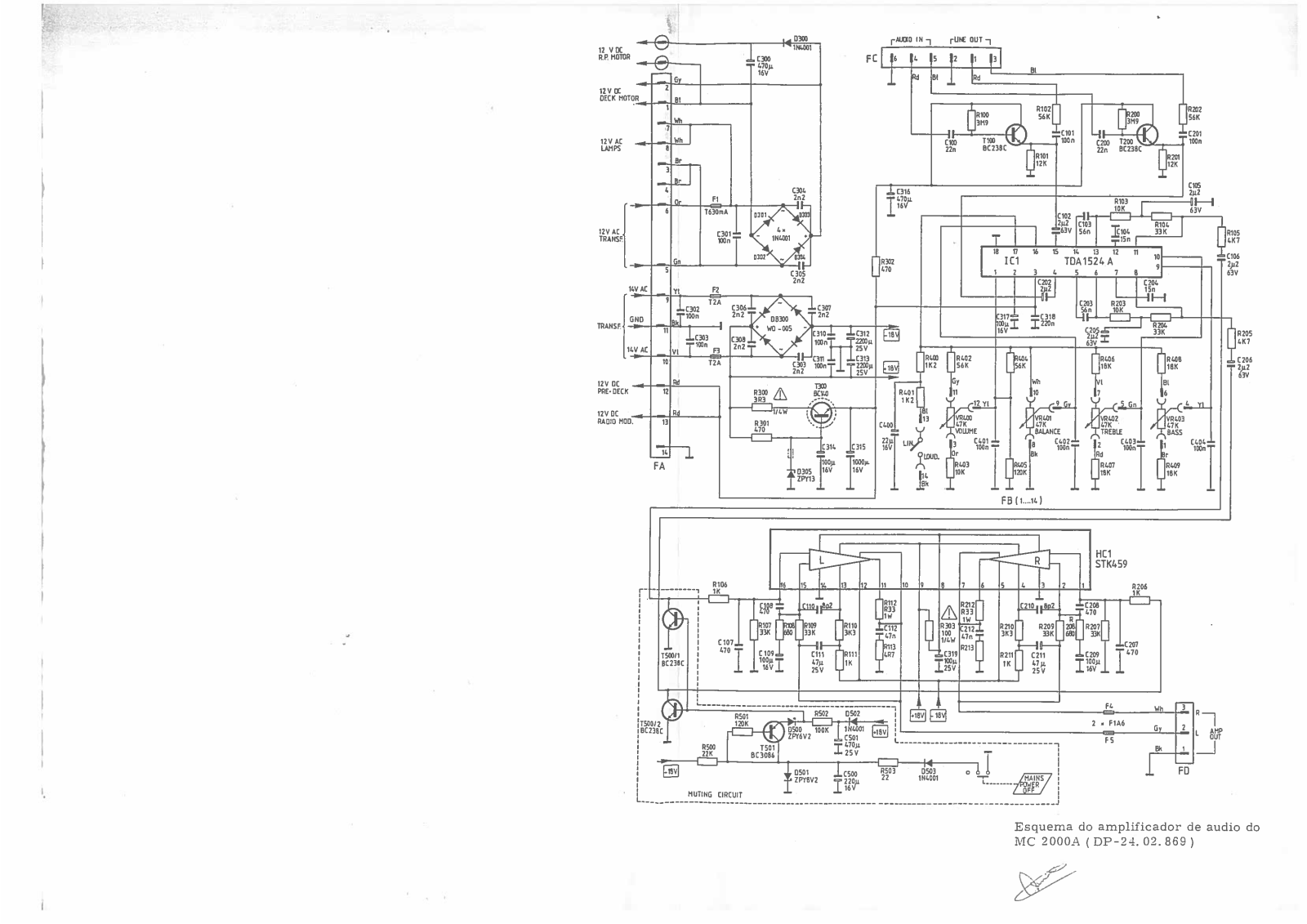 ITT MC2000A Schematic