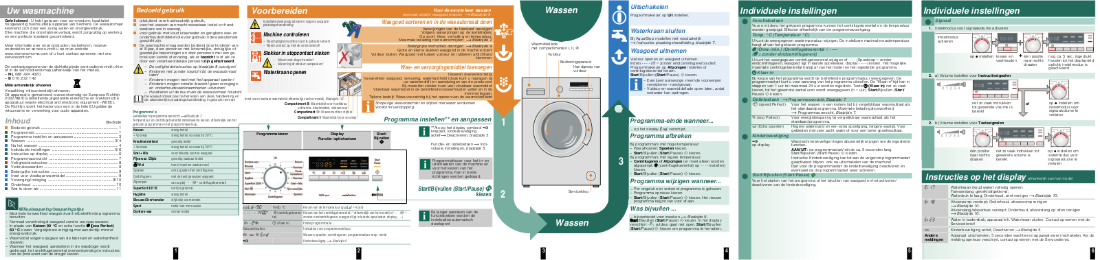 Siemens WM14B260NL User manual