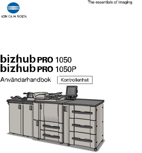 Konica minolta BIZHUB PRO 1050, BIZHUB PRO 1050P User Manual