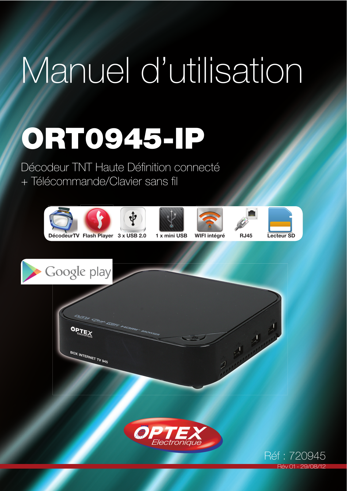 OPTEX ORS 9976 User Manual