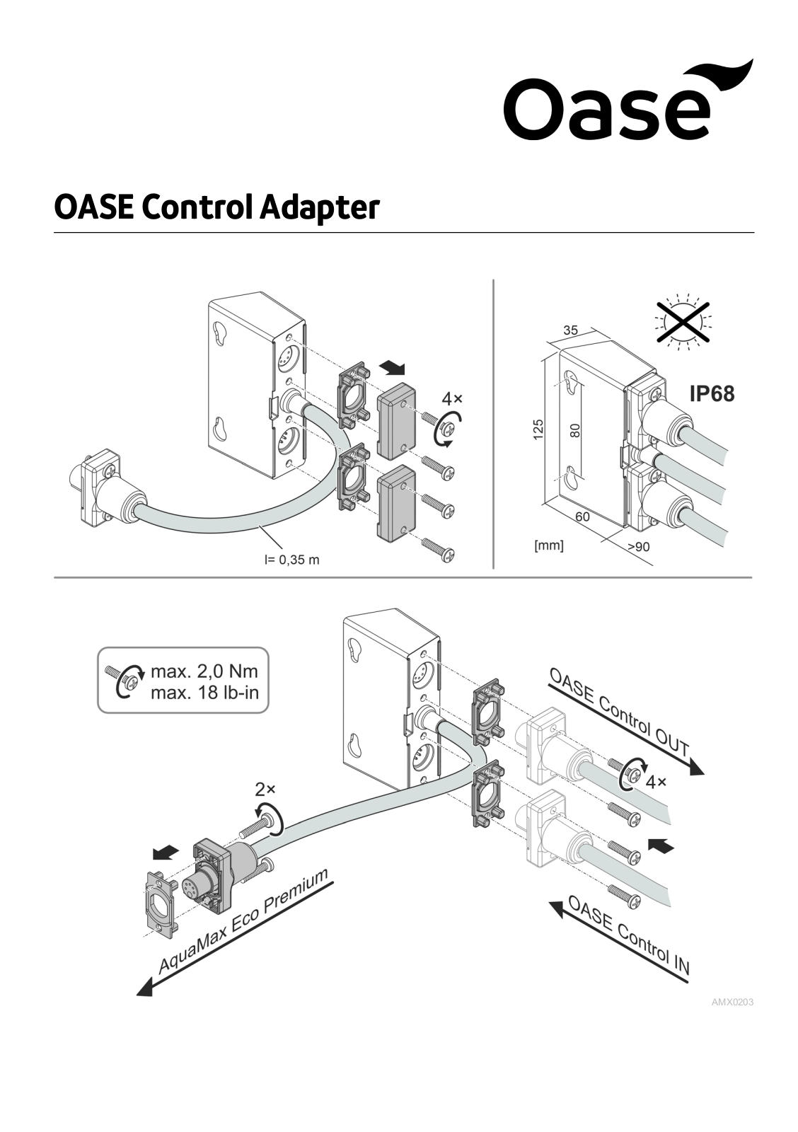 OASE Control Adapter Instruction manual - ManualMachine.com