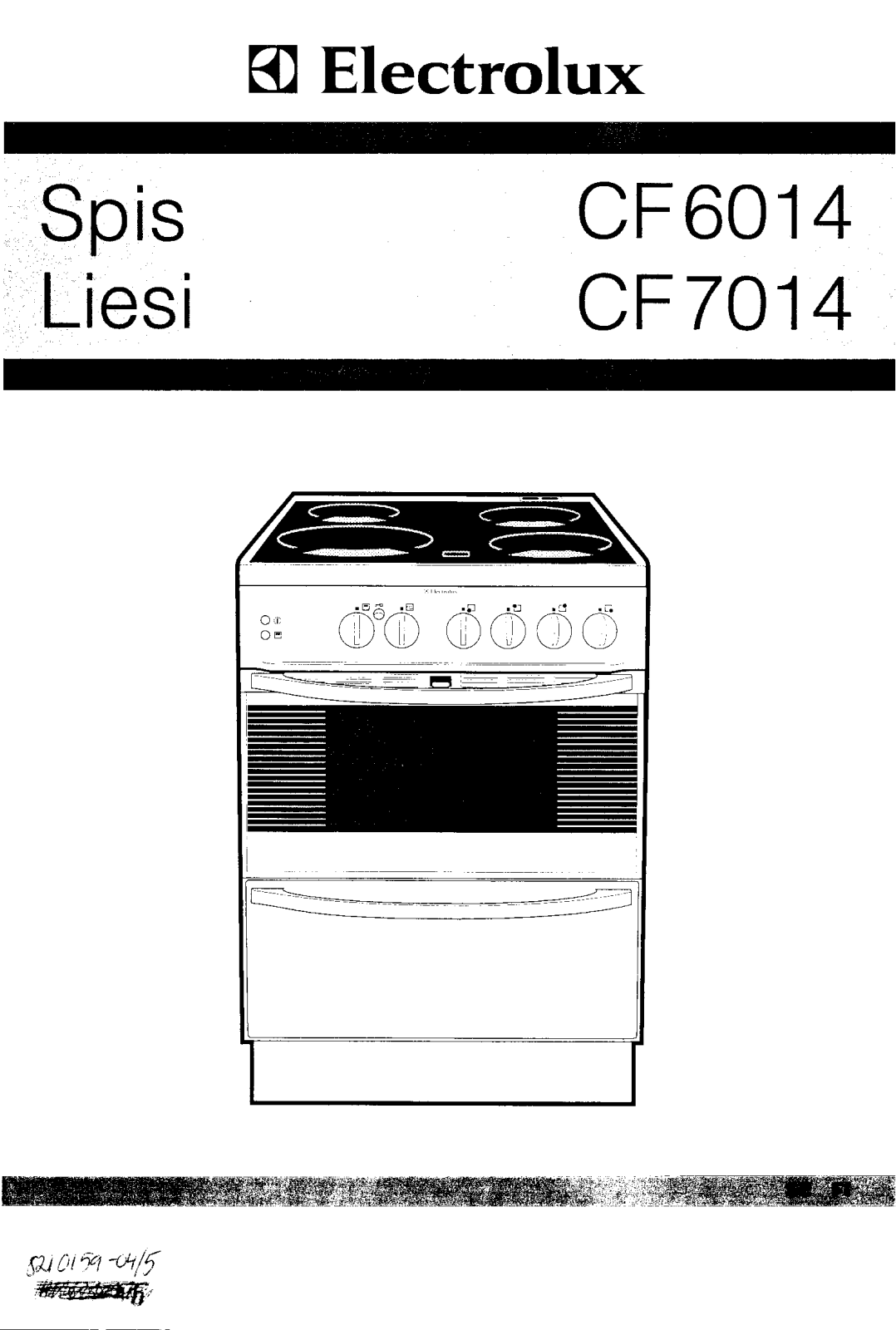 AEG CF6014, CF7014 User Manual