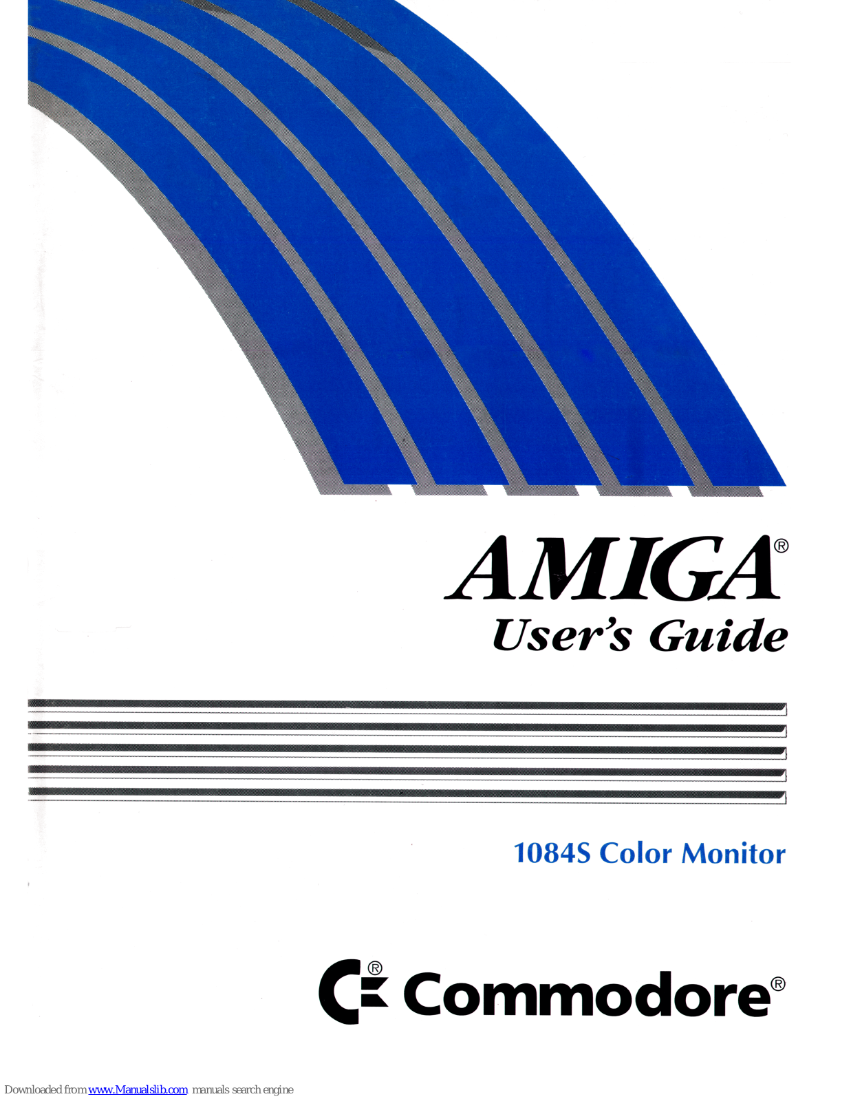 Commodore 1083S Amiga User Manual