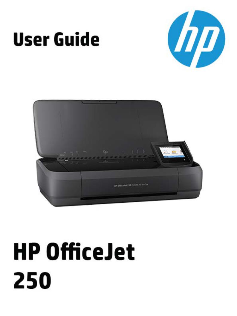 HP Officejet 250 User Guide