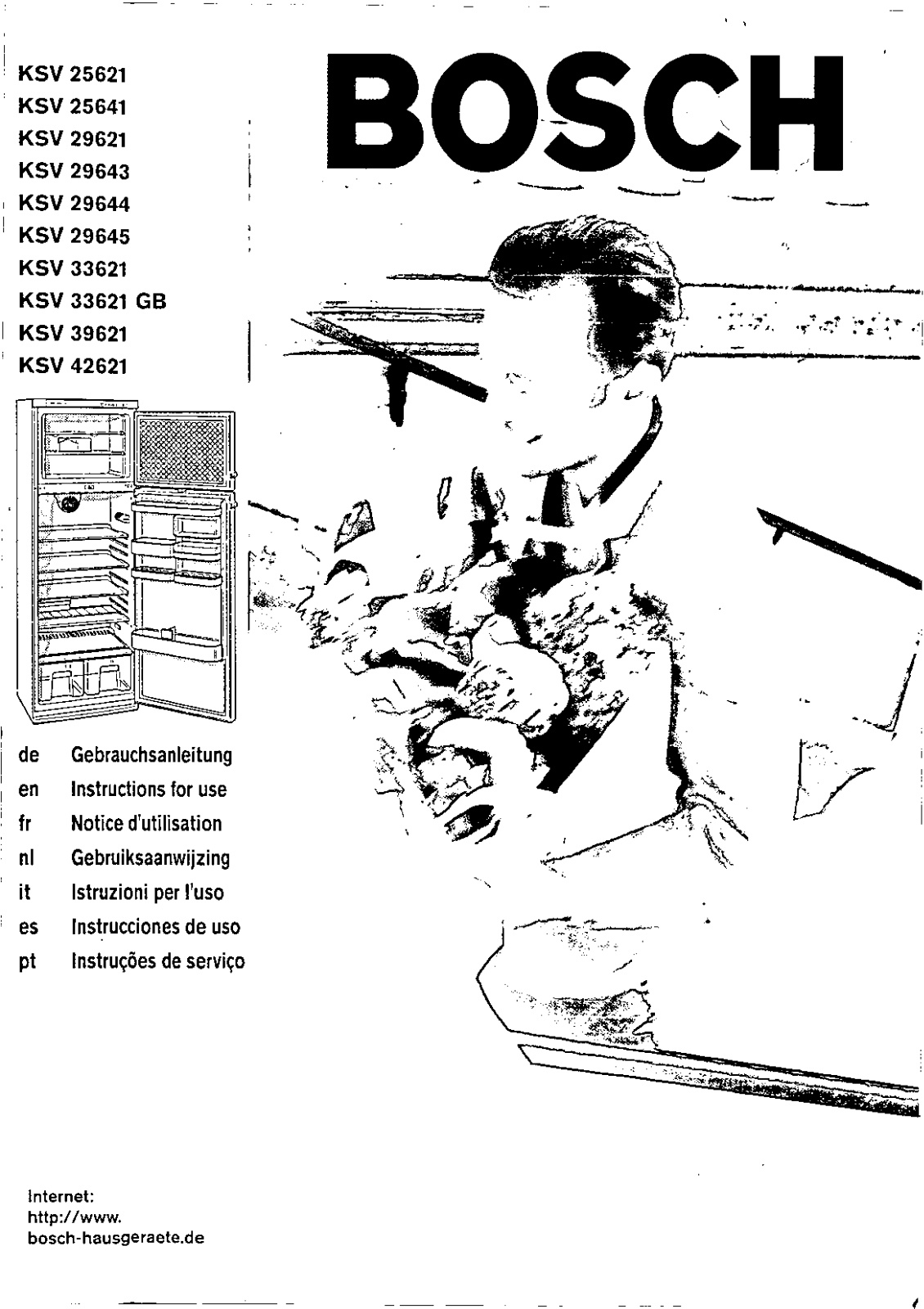 BOSCH KSV39623 User Manual