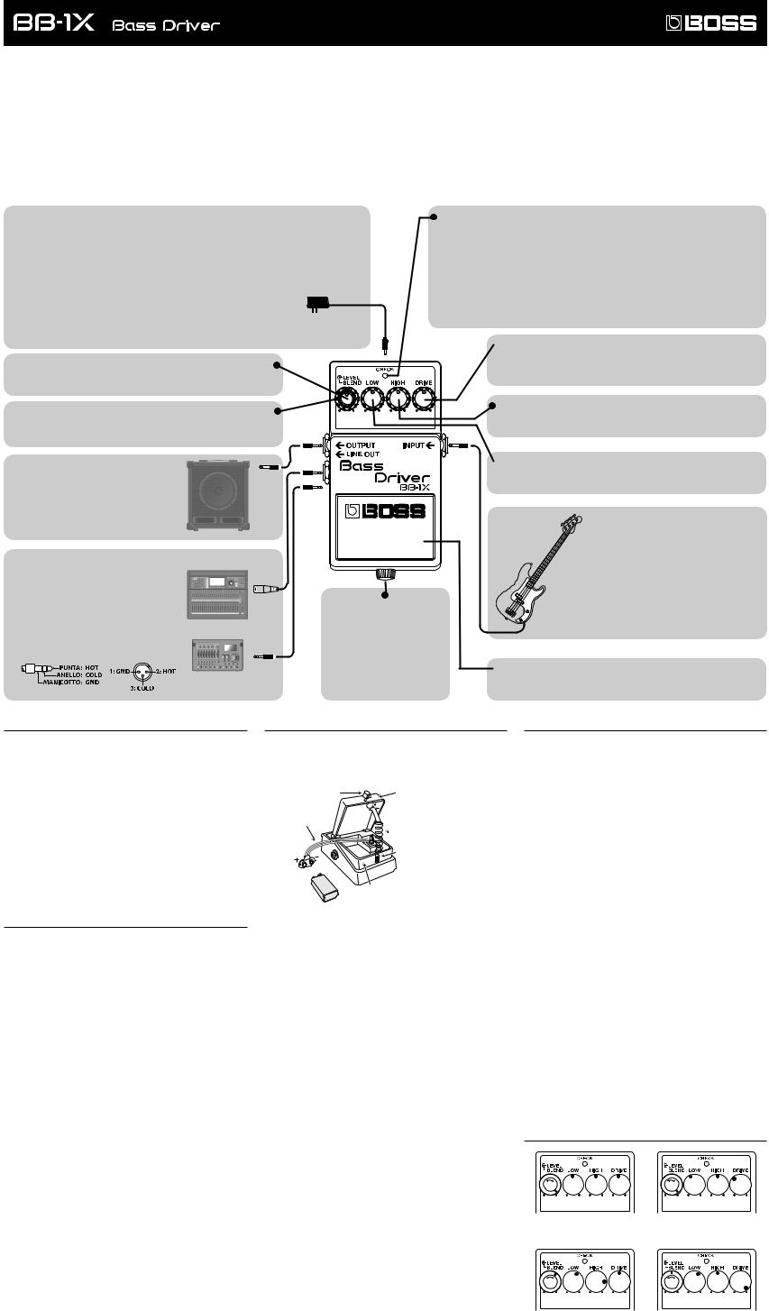 Boss BB-1X Owner’s Manual