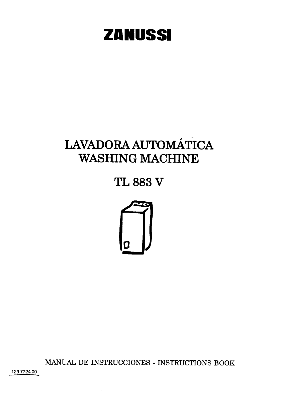 Zanussi TL883V User Manual