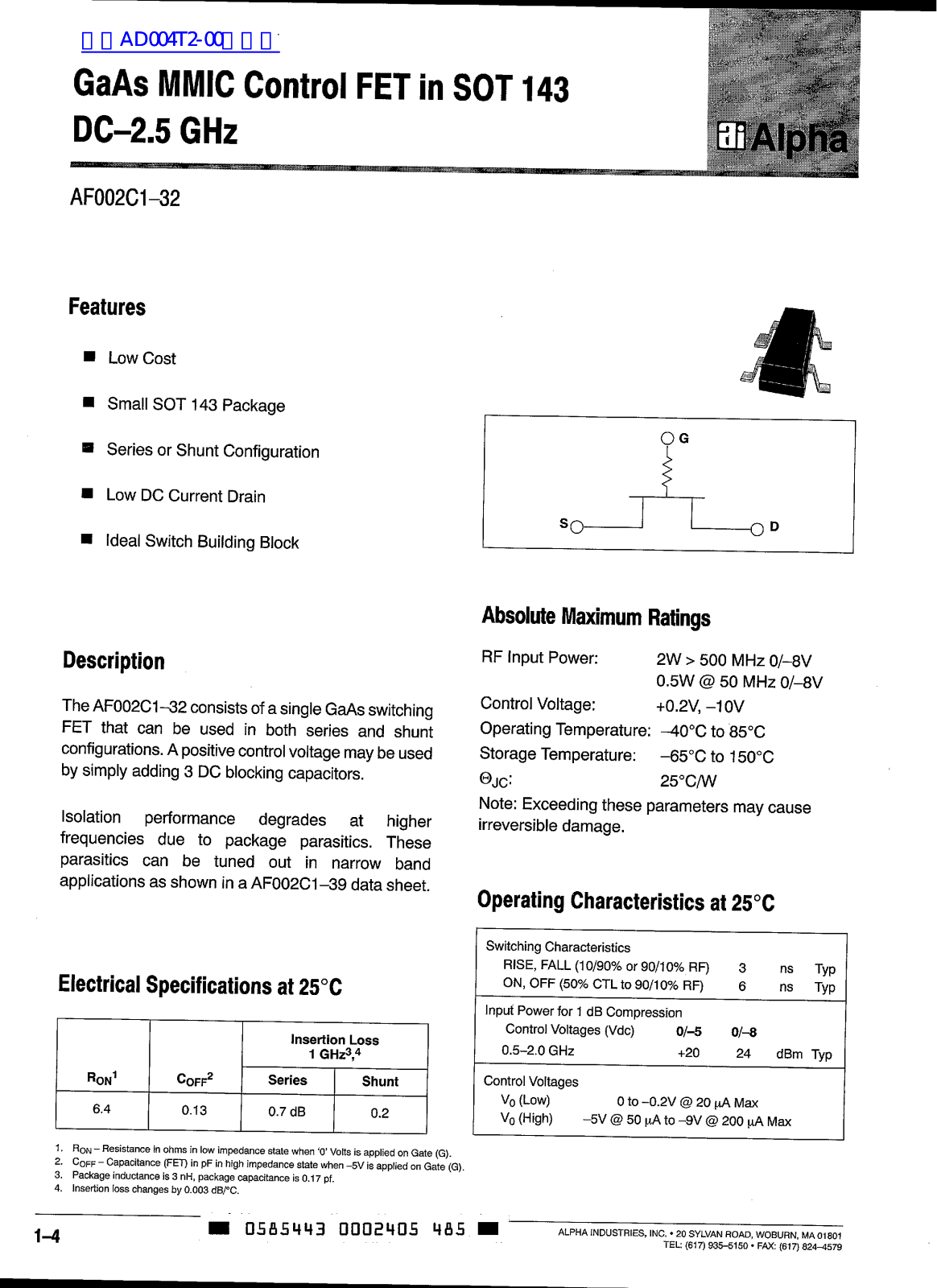 aiAlpha AF002C1-32 User Manual