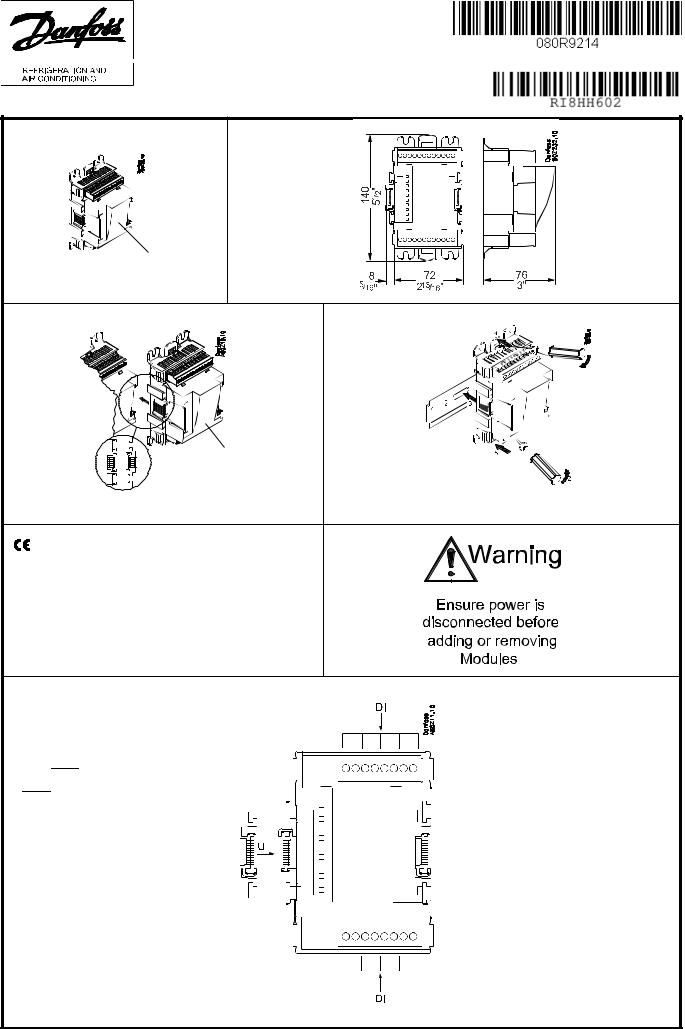 Danfoss AK-XM 102B Installation guide