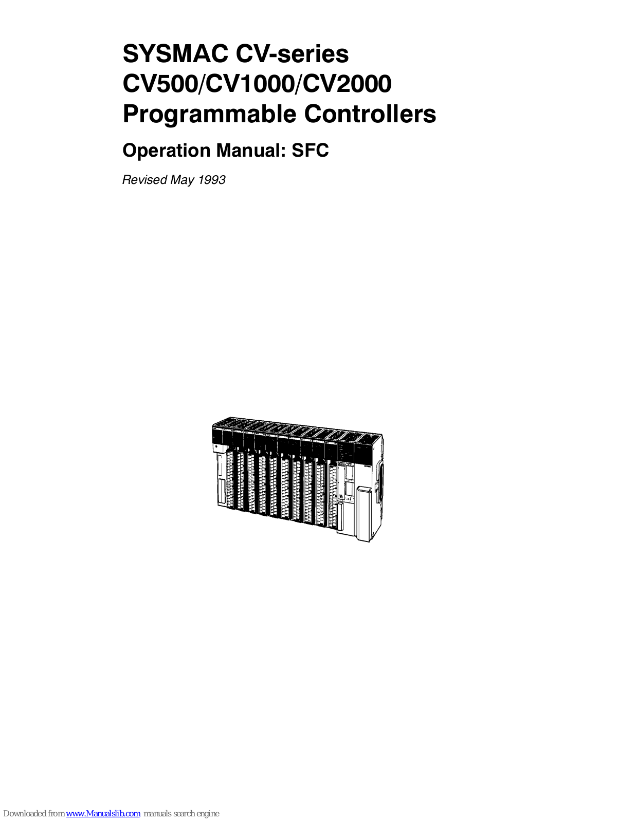 Omron cv500, cv1000, cv2000 Operation Manual