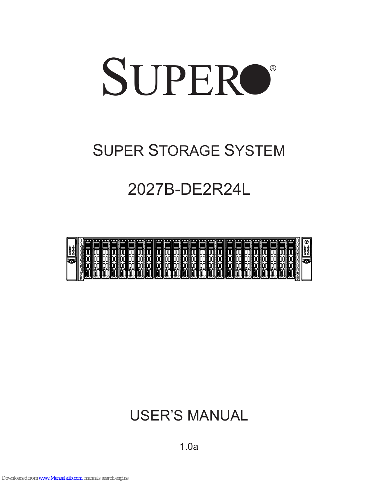 Supero 2027B-DE2R24L User Manual