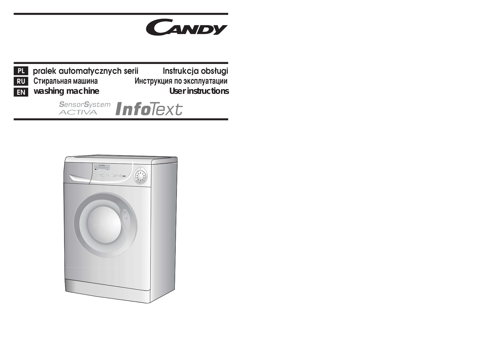 Candy CWD 126 User Manual