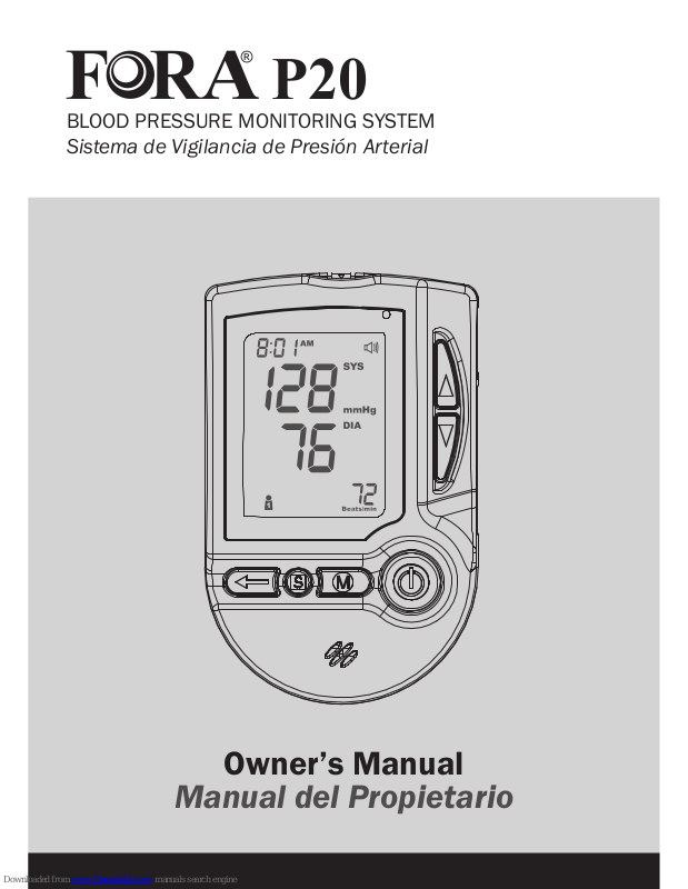 FORA P20b Arm Voice Blood Pressure Monitor, Bluetooth 4.0