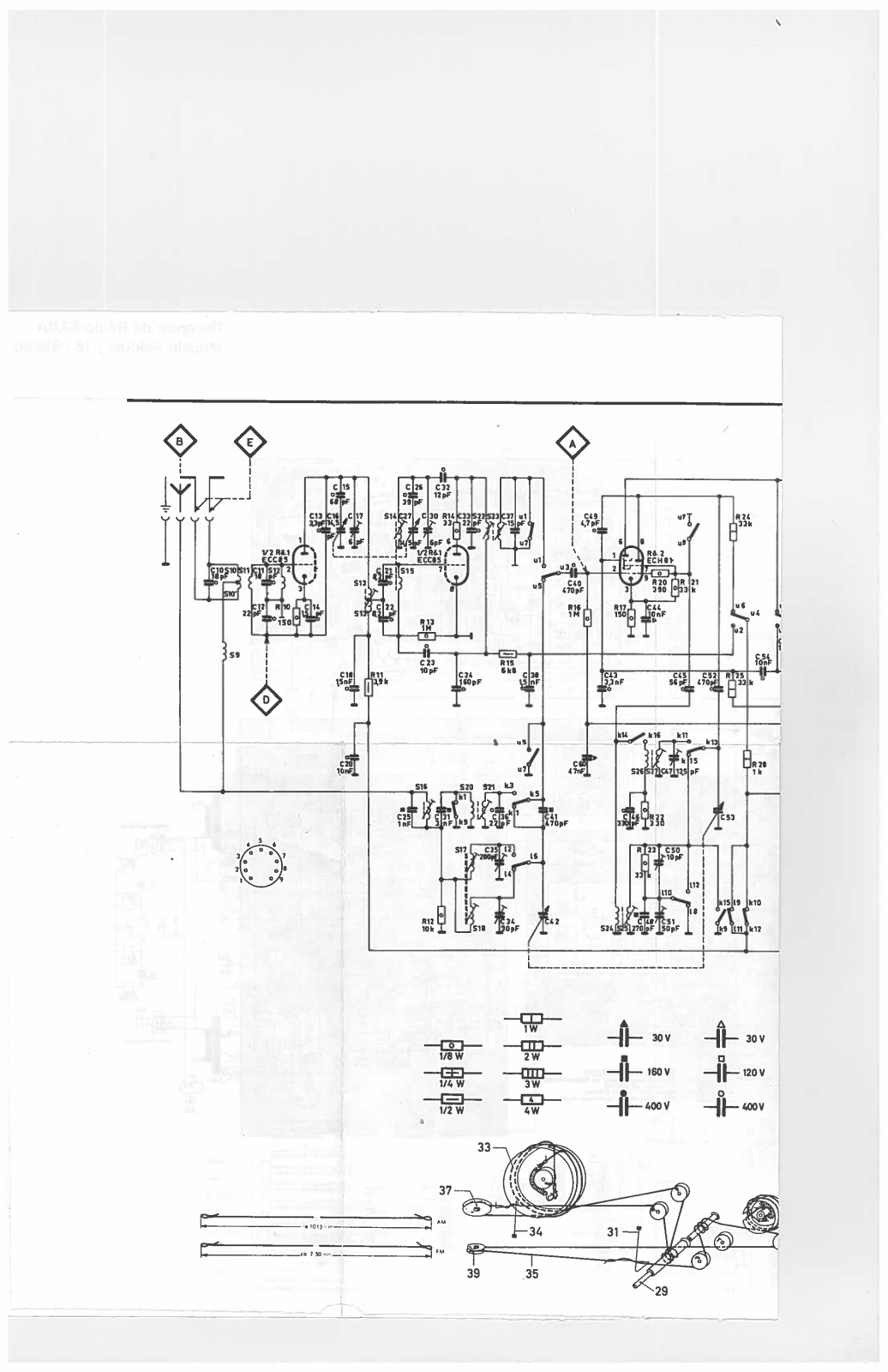 Philips 12RB362 Schematic