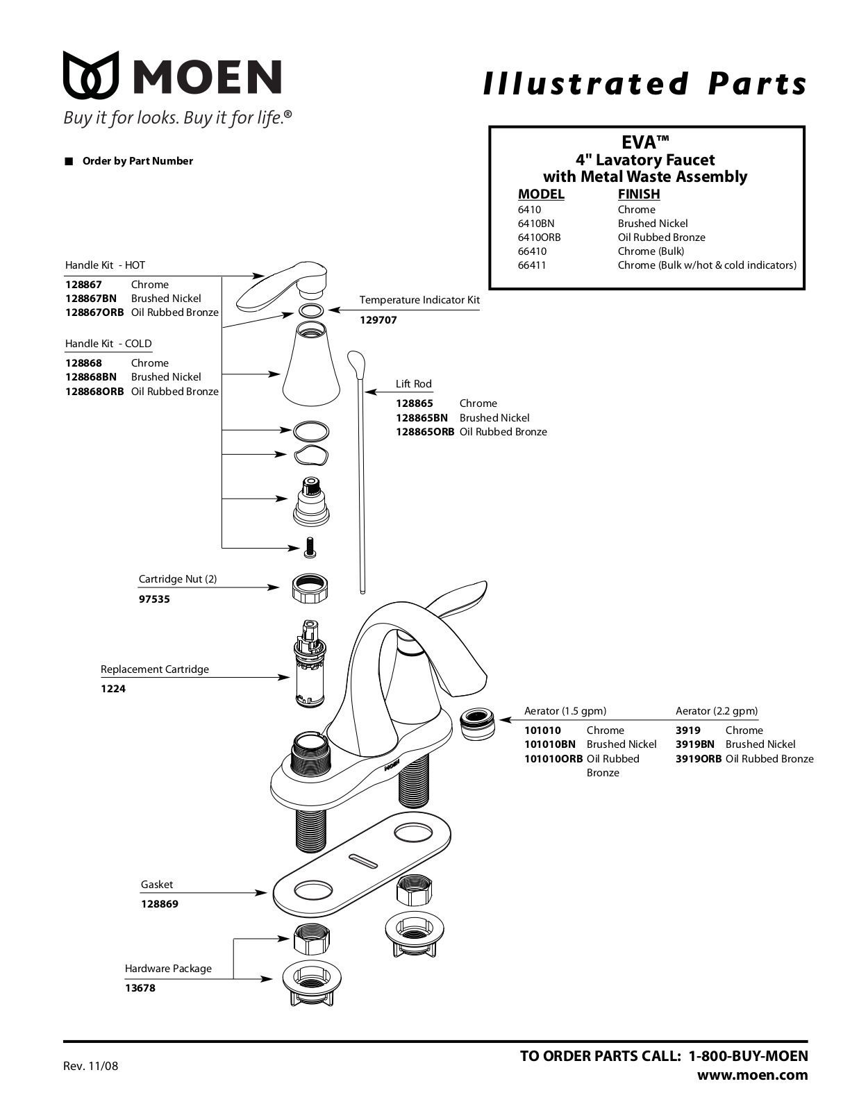 Moen 6410BN, 6410ORB User Manual - ManualMachine.com