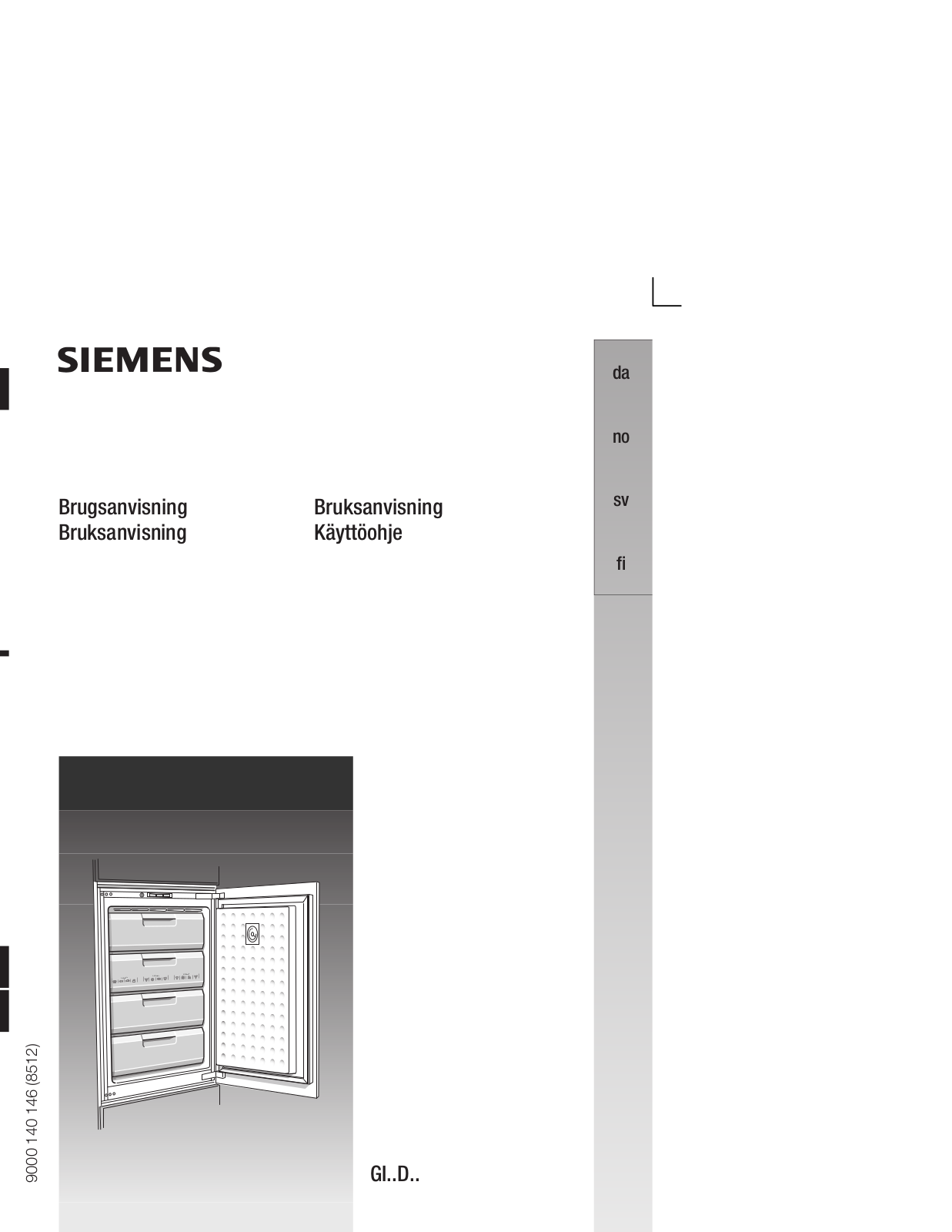 Siemens GI18DV40, GI18DA65, GI18DA65L/01, GI18DA00, GI14DA50 User Manual