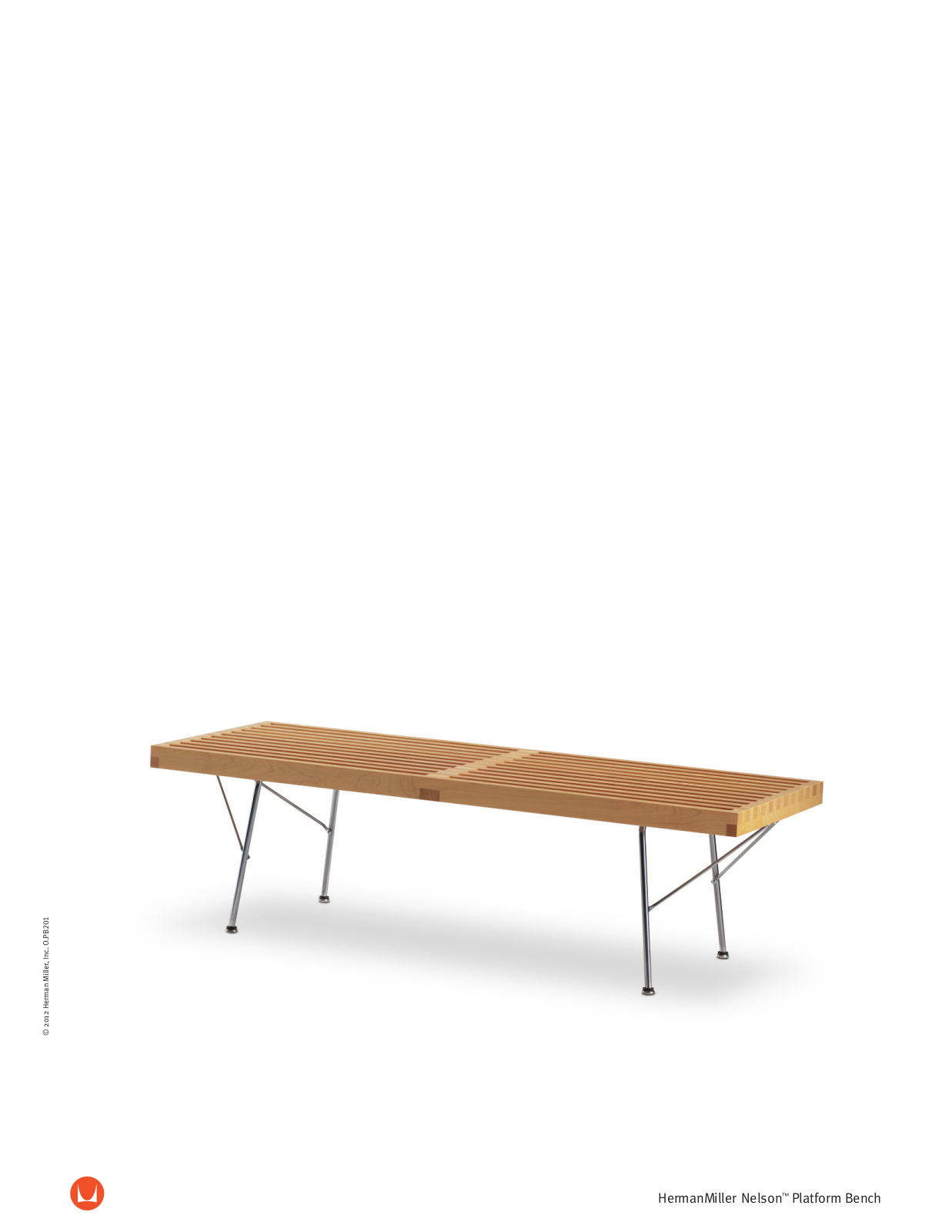 Herman Miller Nelson Platform Bench User Manual