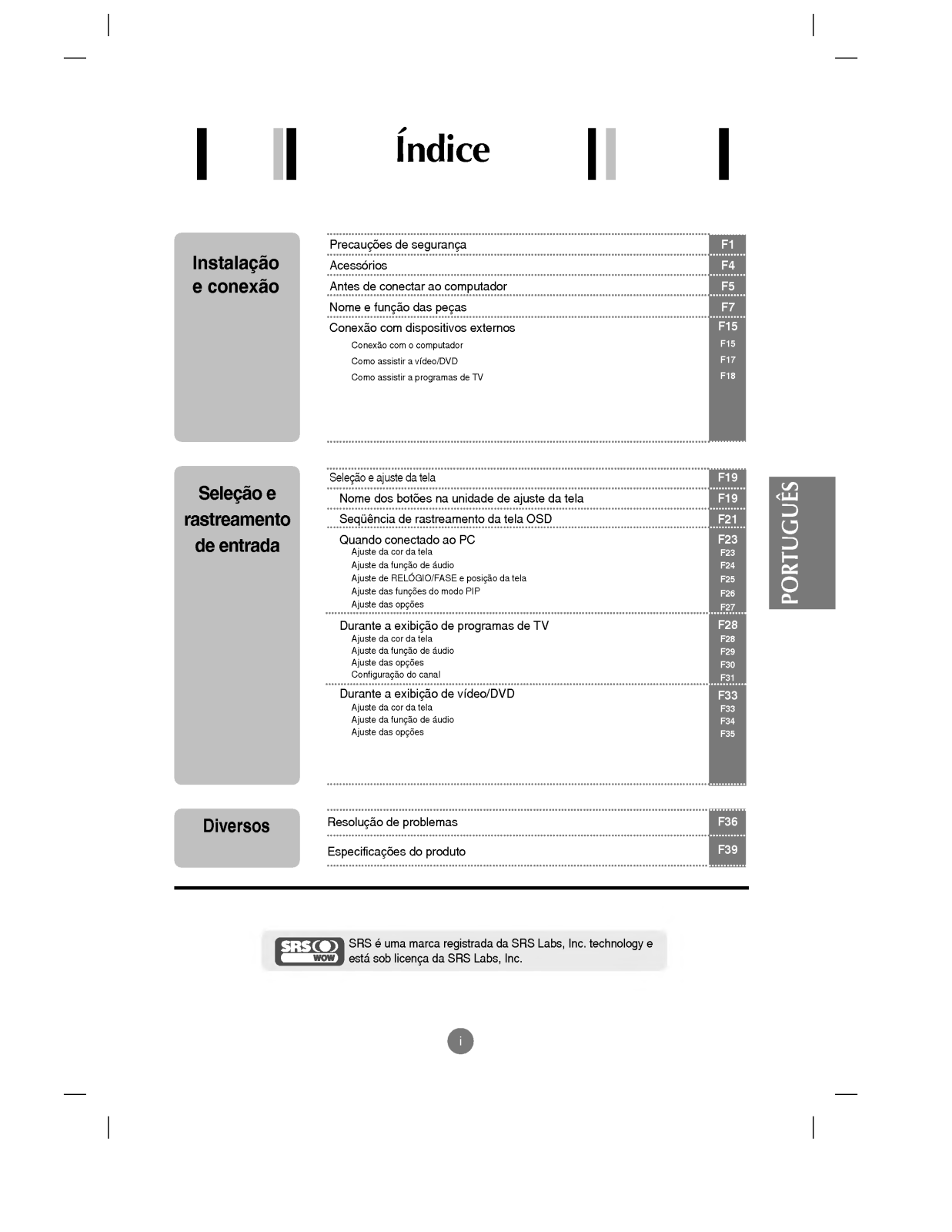 Lg L173ST User Manual