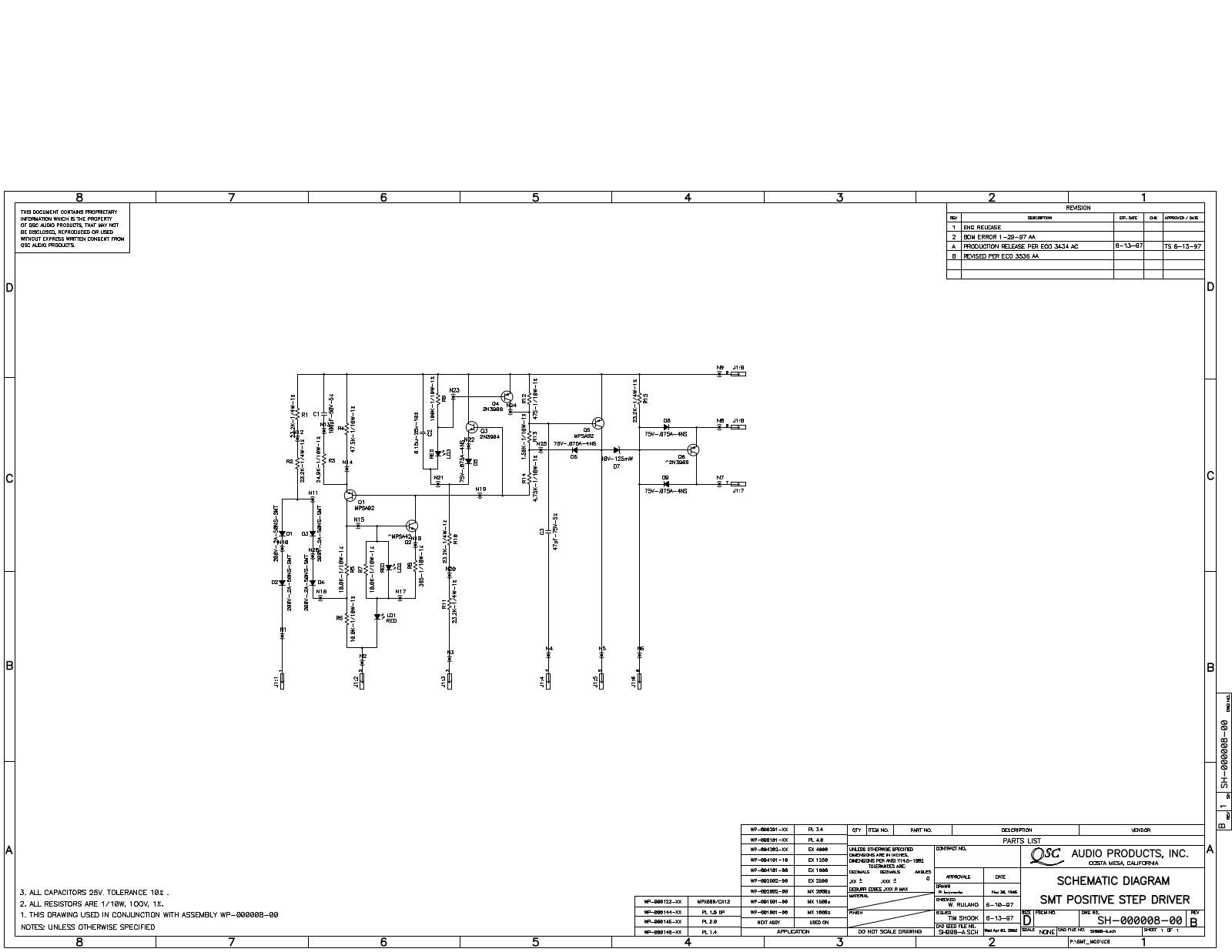 QSC sh000008 schematic