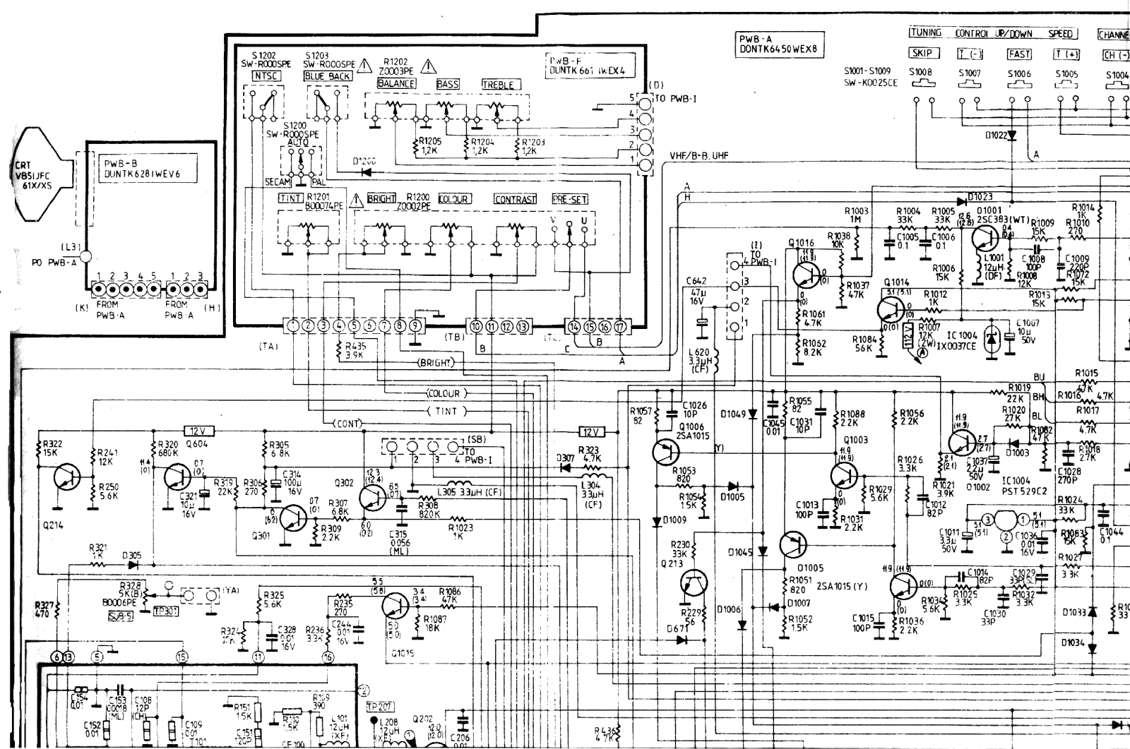 SHARP SV-2142 Schematics